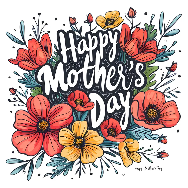 Happy Mother's Day Floral Greeting
