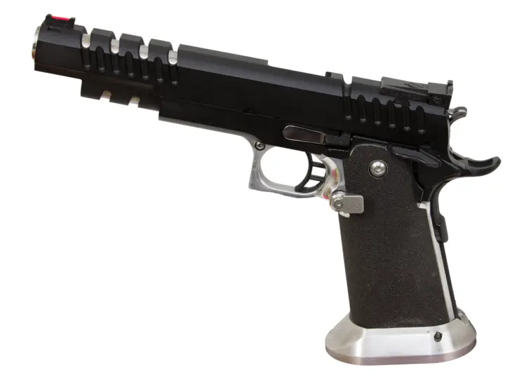 Modern Handgun with Stand