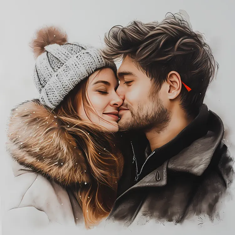 Romantic Couple Painting