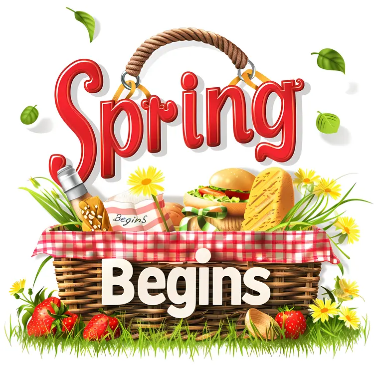 Spring Begins with Picnic Basket