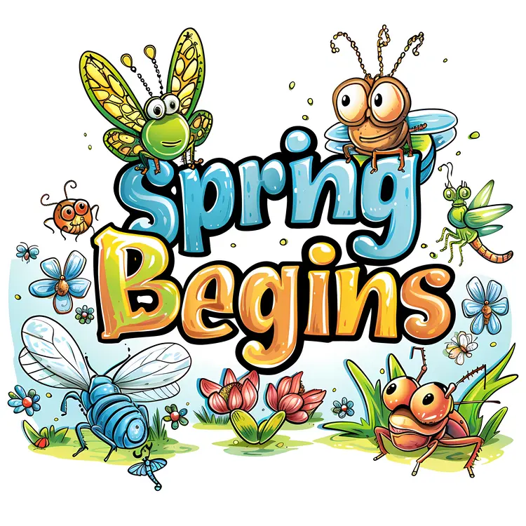 Spring Begins with Colorful Insects