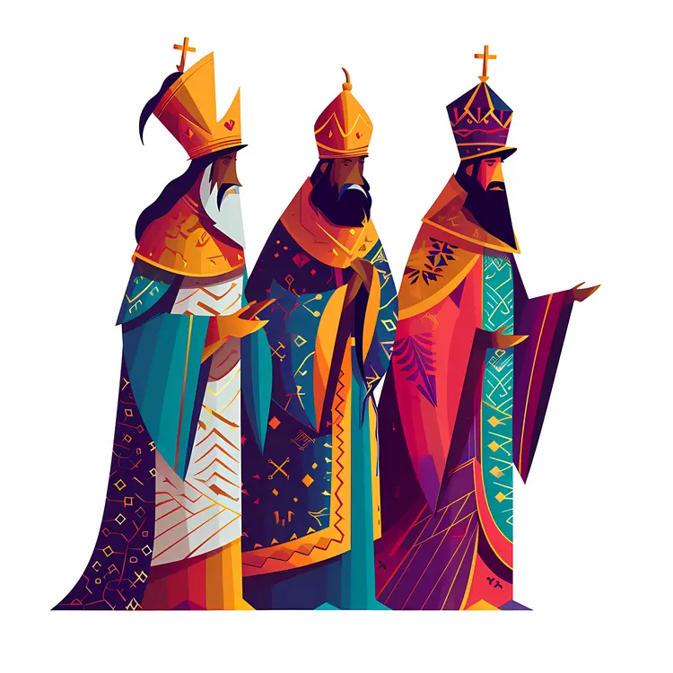 Three Wise Men Illustration