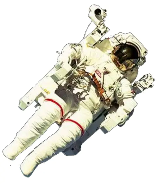 Astronaut with Space Equipment