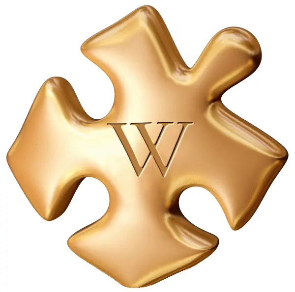 Golden Puzzle Piece