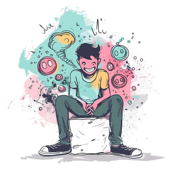 Happy Person Illustration