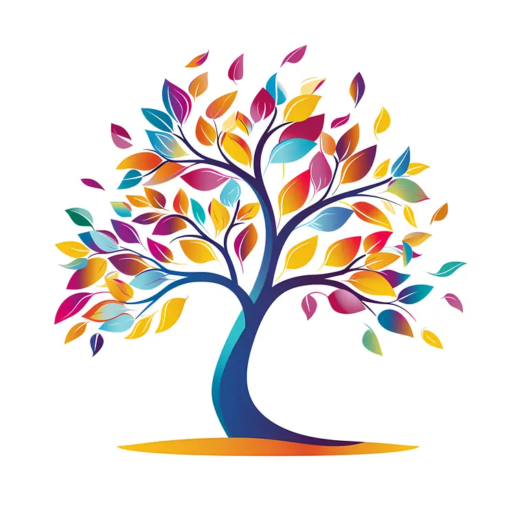 Abstract Colorful Tree