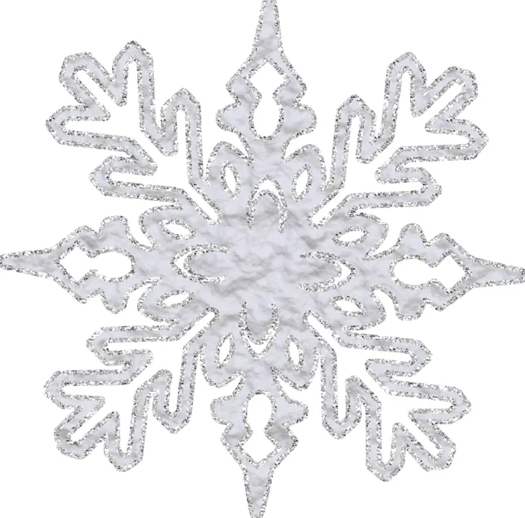 White Decorative Snowflake Decoration