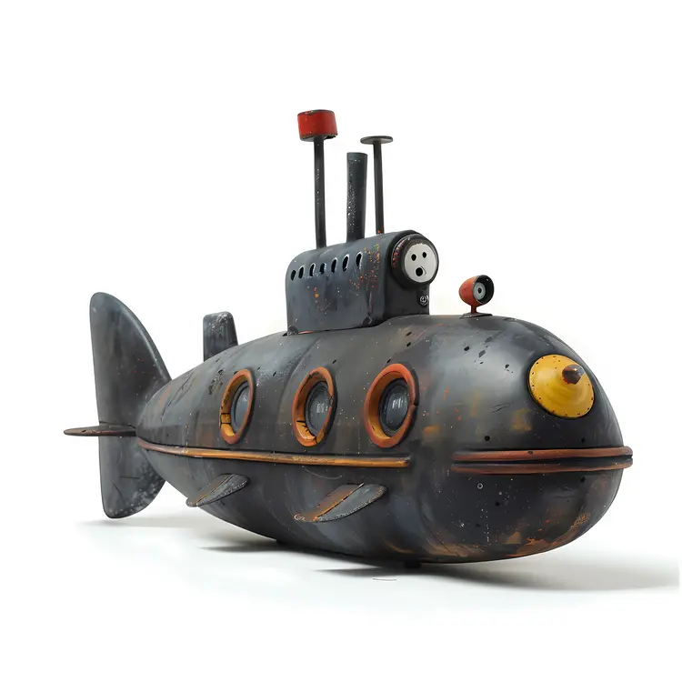 Rustic Steampunk Submarine