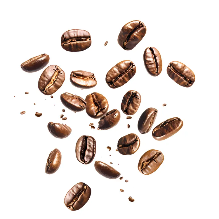 Brown Roasted Coffee Beans