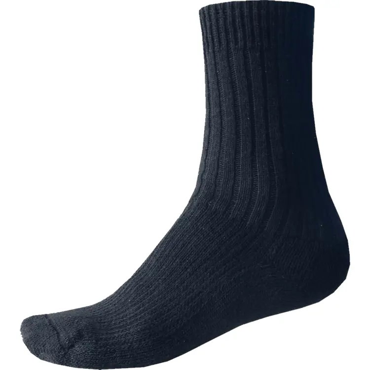 Plain Black Sock