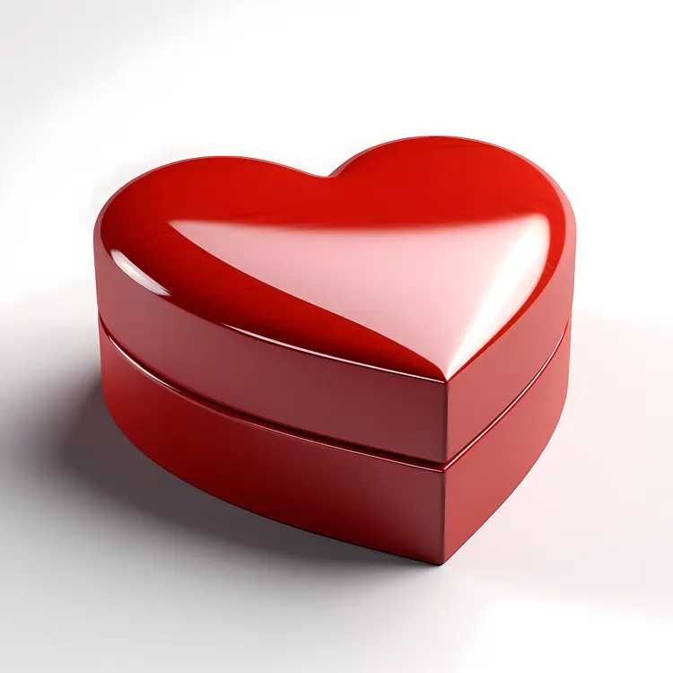 Red Heart Box for Valentine's Day
