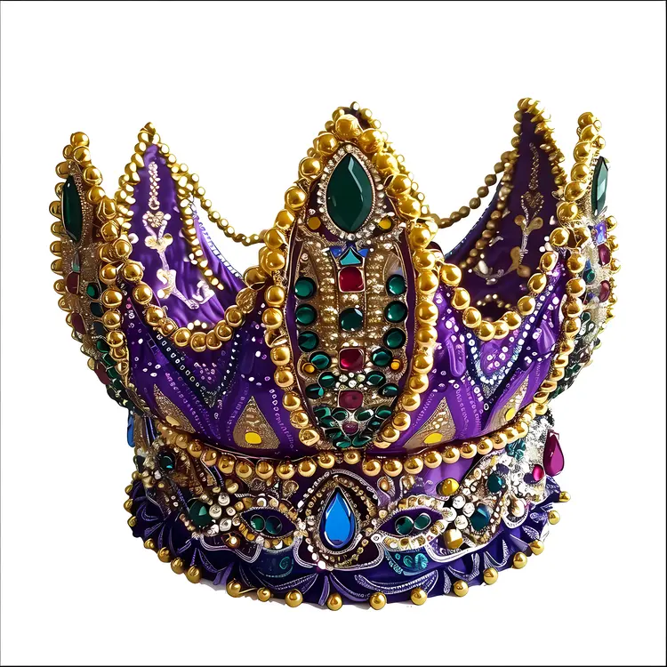Colorful Crown with Jewels
