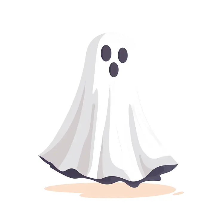 Simple Ghost Illustration
