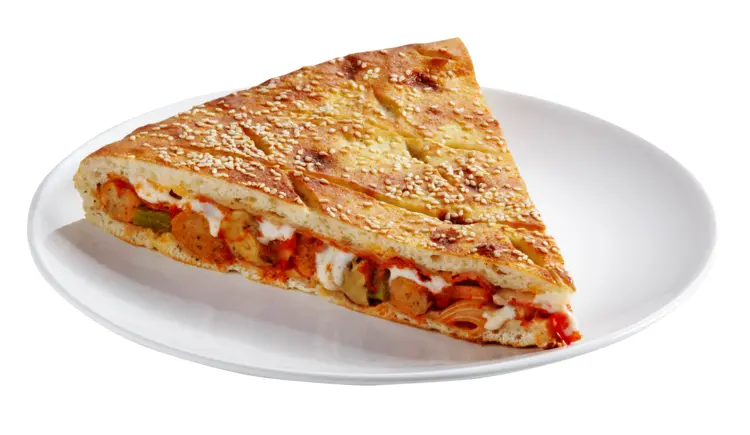 Slice of Stuffed Pizza
