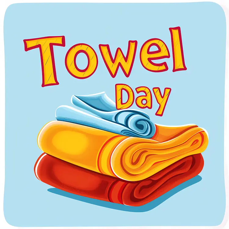 Colorful Towels for Towel Day