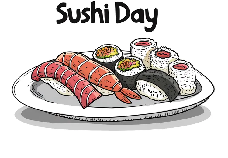 Sushi Platter for Sushi Day