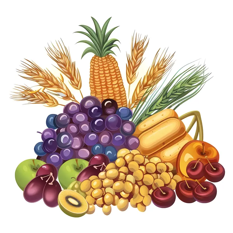 Colorful Fruit Illustration