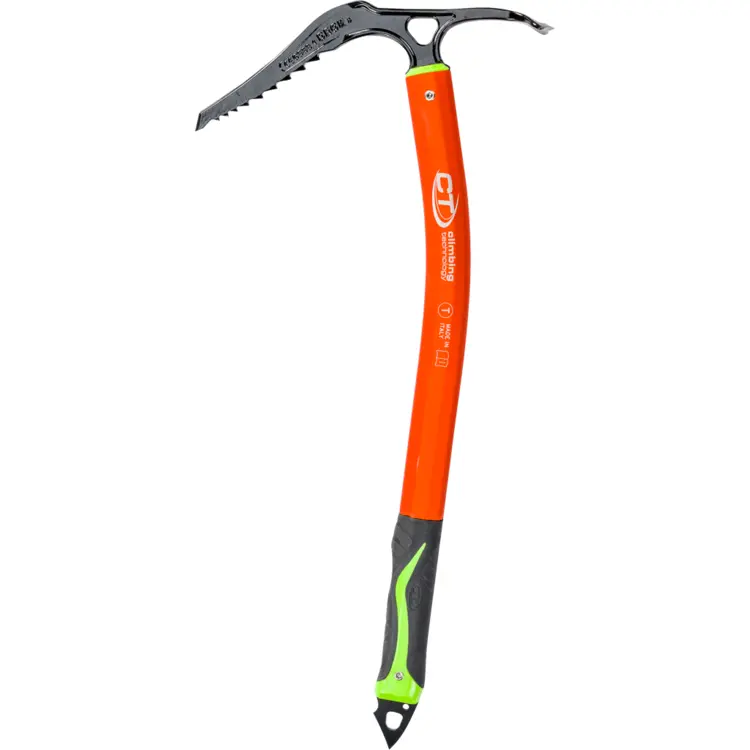 Orange Ice Axe for Mountaineering