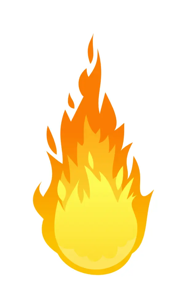 Single Yellow Flame