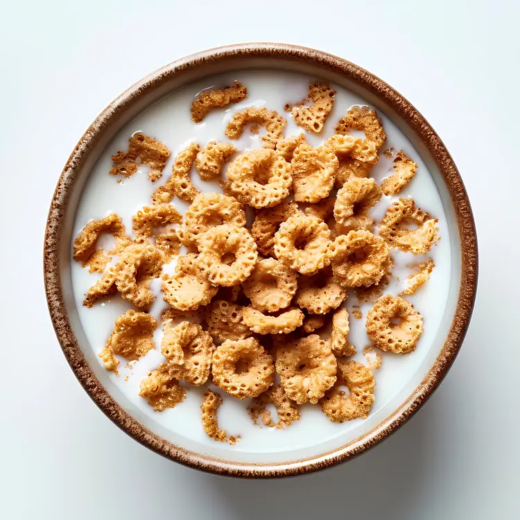 Crunchy Cereal in Milk