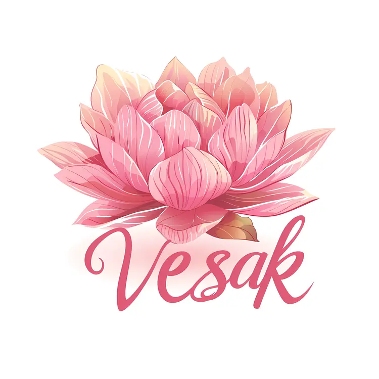 Pink Lotus Flower for Vesak Celebration
