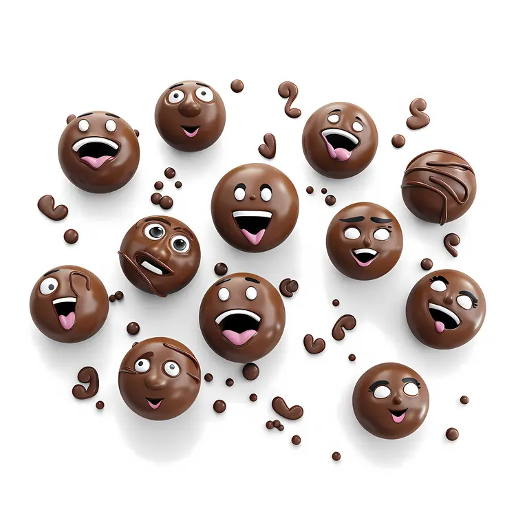 Expressive Chocolate Balls