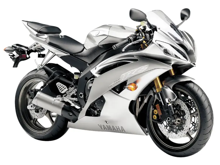 Silver Sport Motorcycle