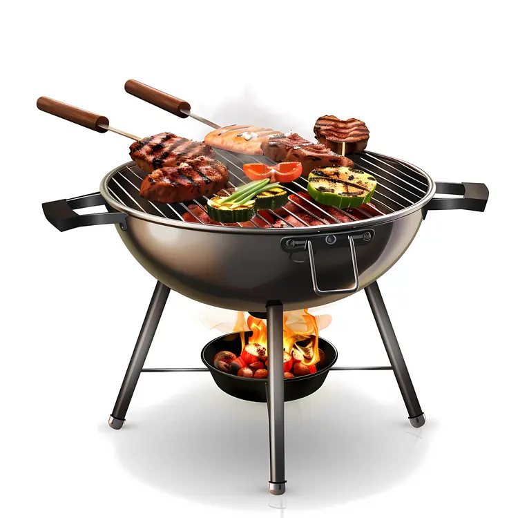 Outdoor Grill for Barbecue Cooking