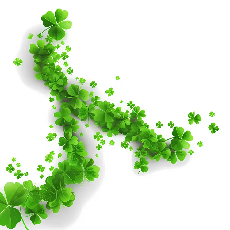 Green Clover Garland Decoration