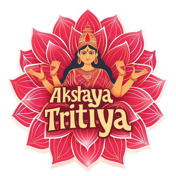 Goddess Illustration for Akshaya Tritiya