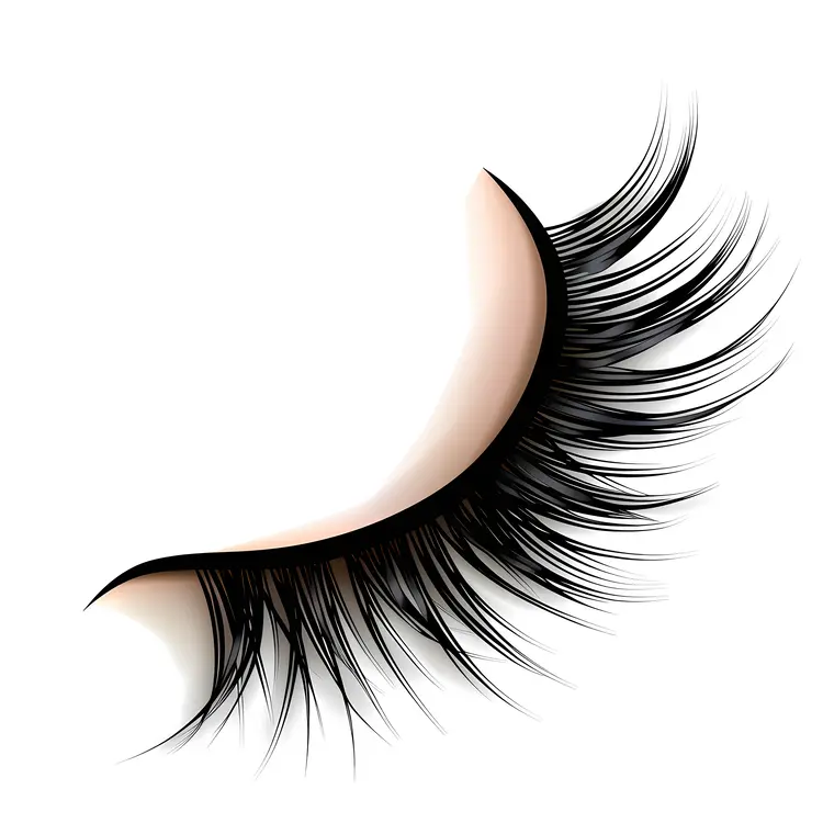 Beautiful Eyelash Illustration