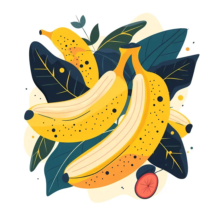 Artistic Banana Illustration