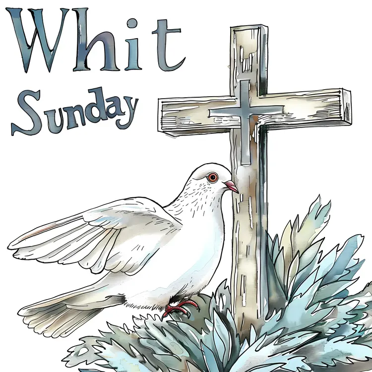 Dove and Cross Whit Sunday