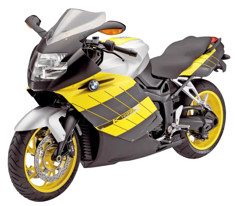 Yellow and Black BMW Motorcycle