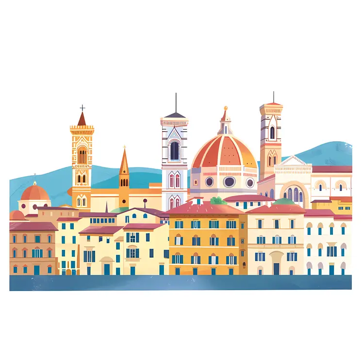 Colorful Florence Cathedral