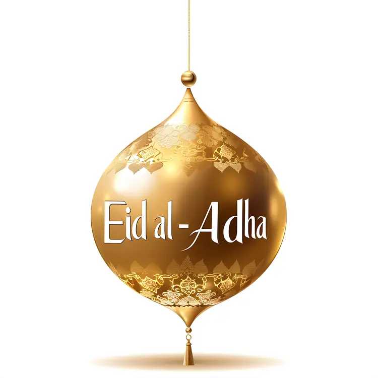 Golden Eid al-Adha Ornament