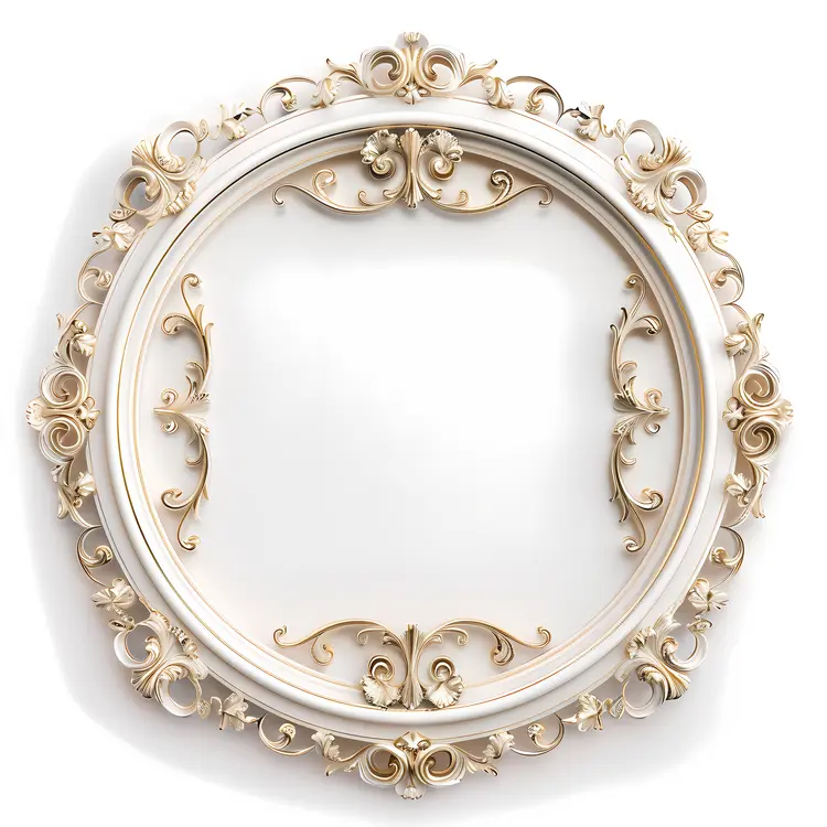 Ornate Vintage Frame with Intricate Design