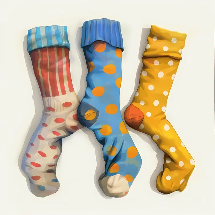 Colorful Polka Dot Socks