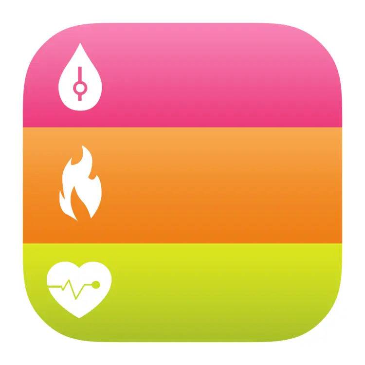 Health and Fitness Tracking Icon