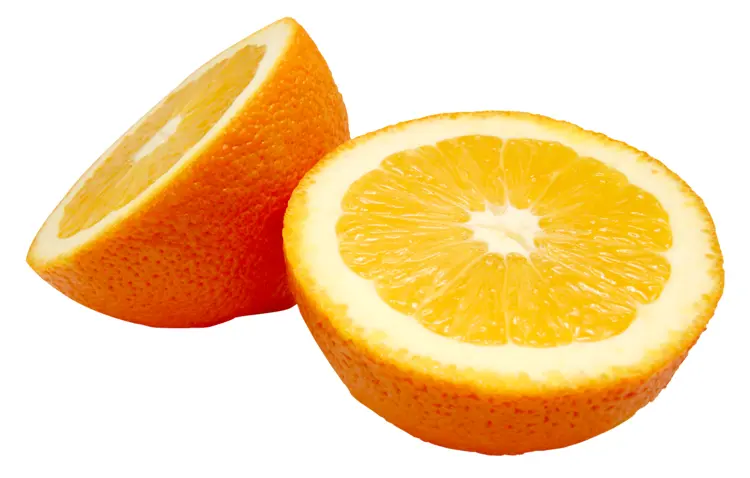 Fresh Orange Halves