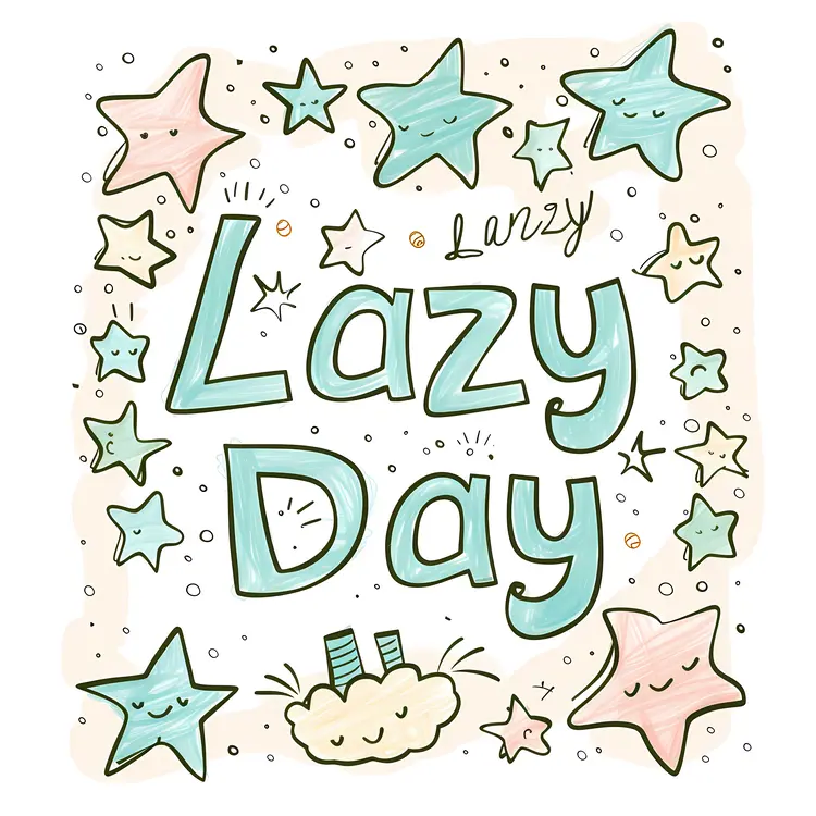 Lazy Day with Cute Stars