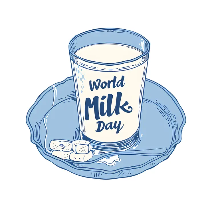 Glass of Milk for World Milk Day