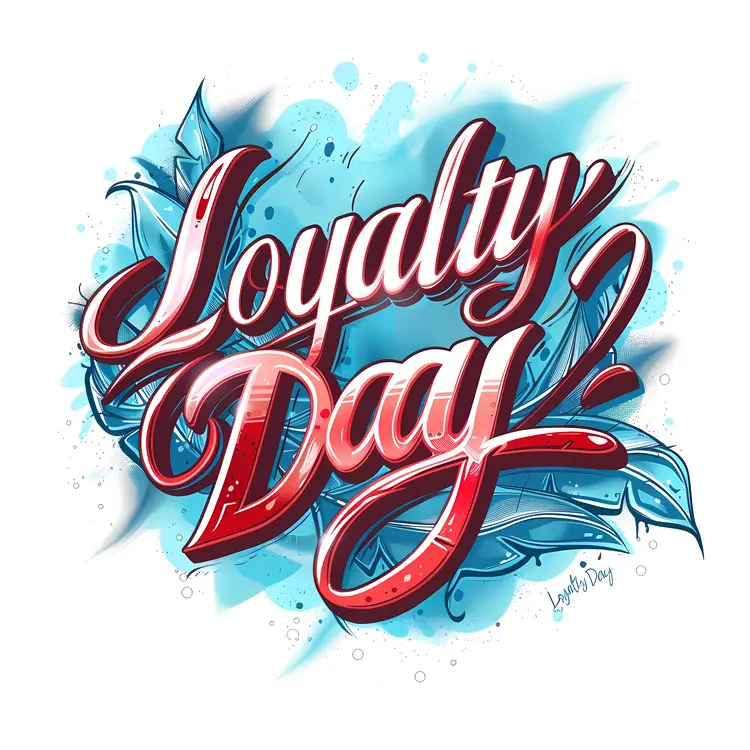 Loyalty Day Artistic Design