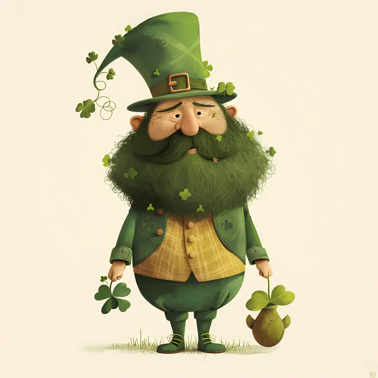 Leprechaun Character for St. Patrick's Day