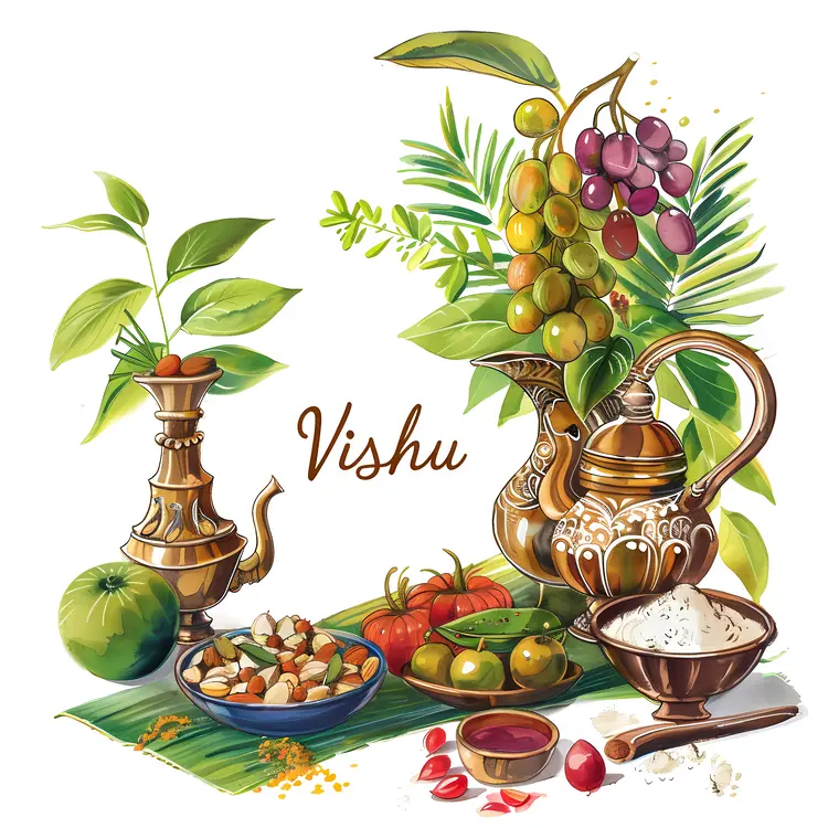 Vishu Arrangement with Traditional Items