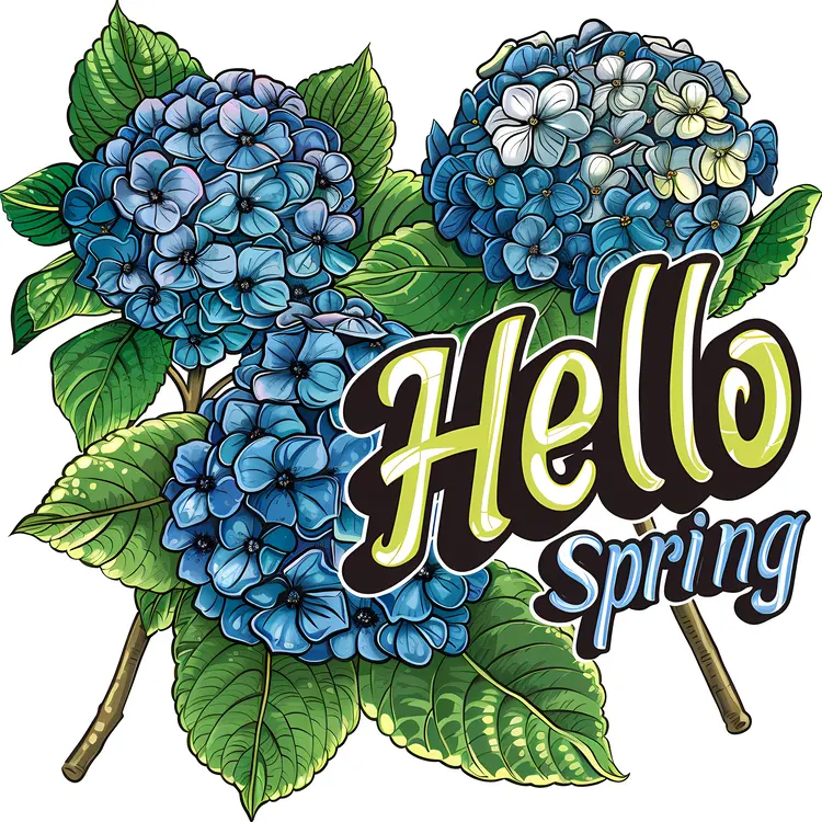 Blue Hydrangeas for Spring