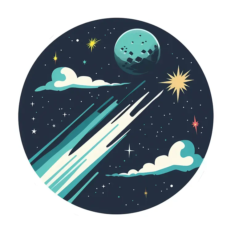 Starry Night Space Scene