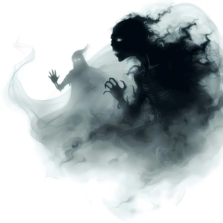Ghostly Figure in the Mist