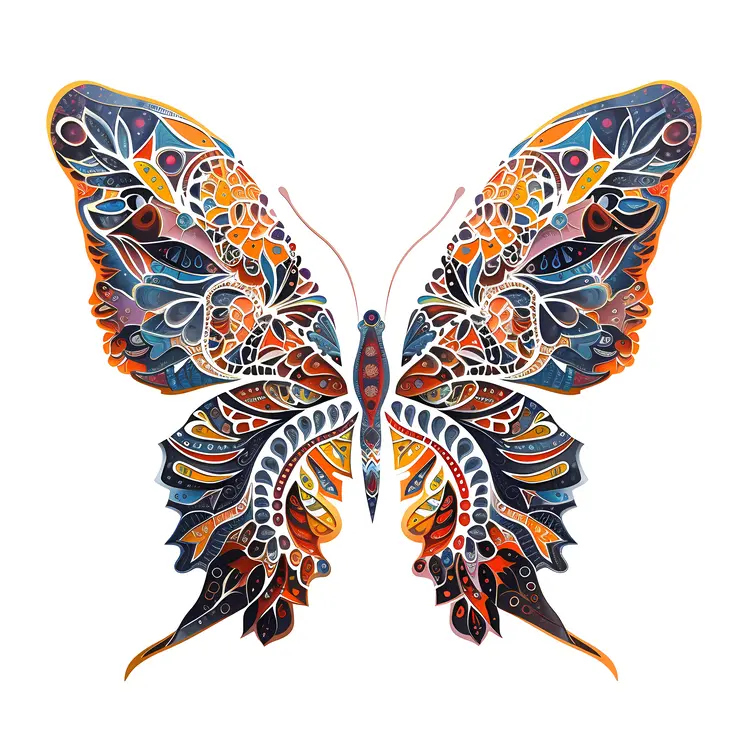 Creative Artistic Butterfly