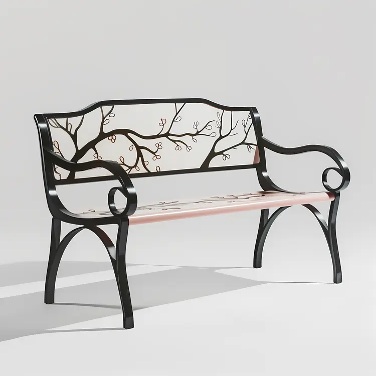Artistic Decorative Bench